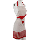 Avental com Bolso Atmosphera Poulette Bege Algodão 60 x 80 cm - EcoNest
