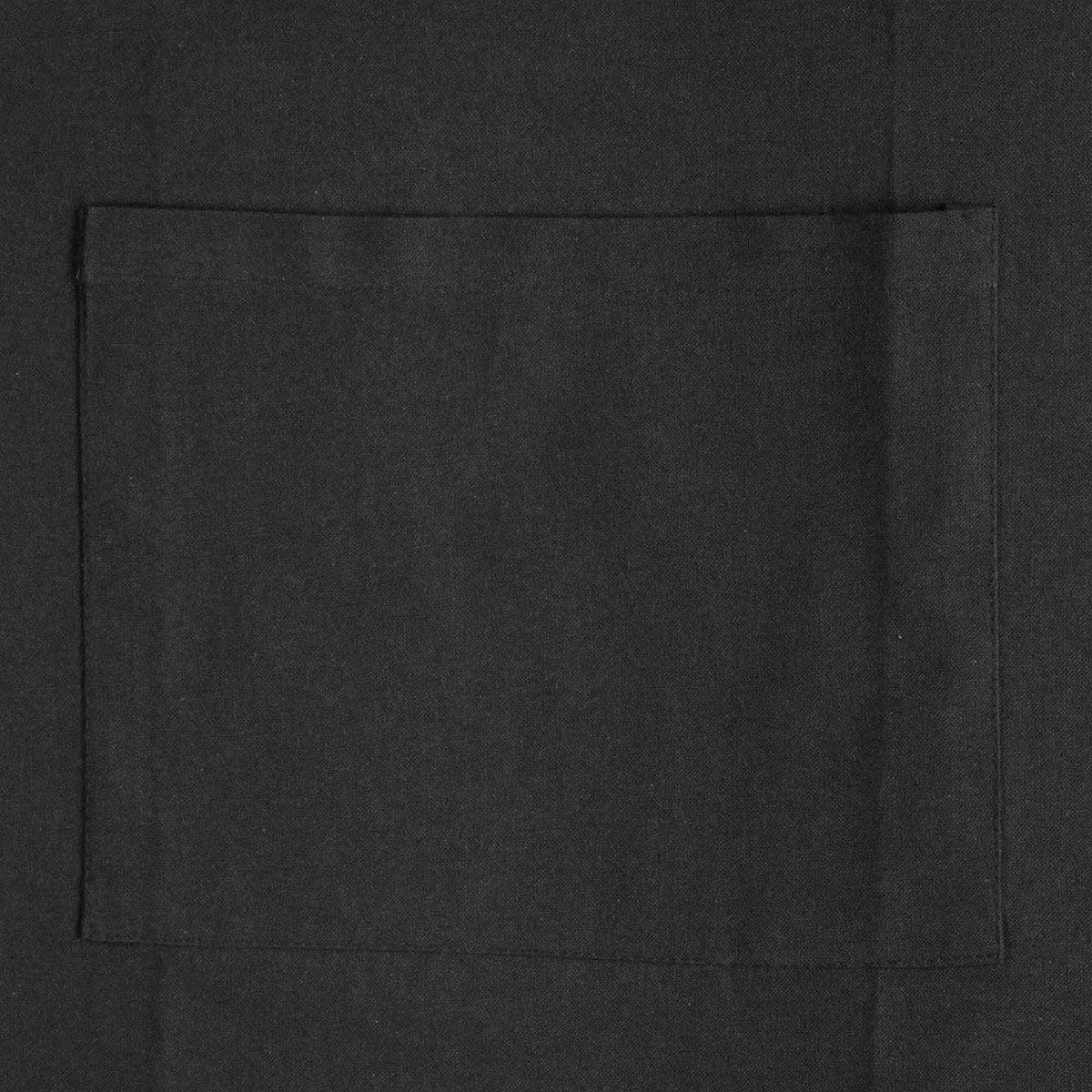 Avental com Bolso Atmosphera Preto Algodão (60 x 80 cm) - EcoNest