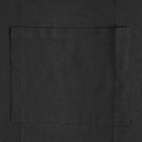 Avental com Bolso Atmosphera Preto Algodão (60 x 80 cm) - EcoNest