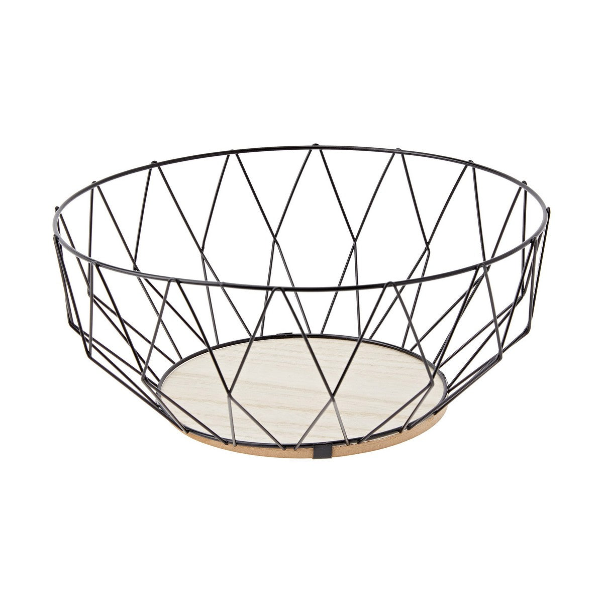 Fruteira Secret de Gourmet Baltik Prateado Preto Metal - EcoNest