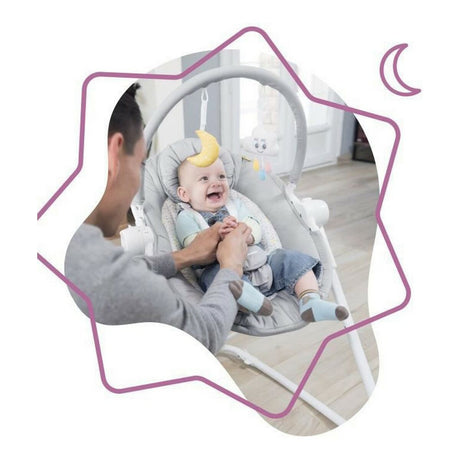 Rede para Bebé Badabulle Compact'up High Cinzento - EcoNest