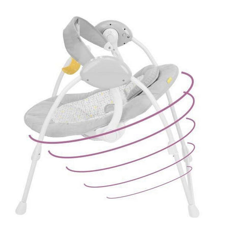 Cadeira de baloiço Badabulle Candy Comfort Swing Cinzento Branco - EcoNest
