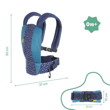 Mochila porta bebê Badabulle Easy & Go 15 kg Azul Ergonómico 0-4 Anos - EcoNest
