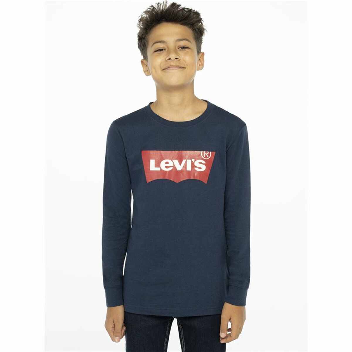 Shirt Infantil Levi's Batwing Azul escuro - EcoNest