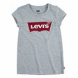 Camisola de Manga Curta Infantil Levi's Batwing Cinzento claro - EcoNest