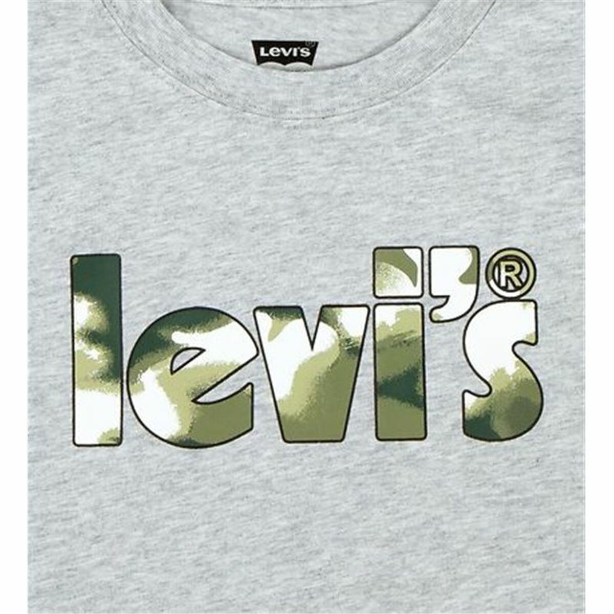 T-shirt Levi's Camo Poster Logo Gray 60731 Cinzento - EcoNest