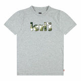 T-shirt Levi's Camo Poster Logo Gray Cinzento - EcoNest