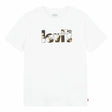 T-shirt Levi's Camo Poster Logo Bright 60732 Branco - EcoNest