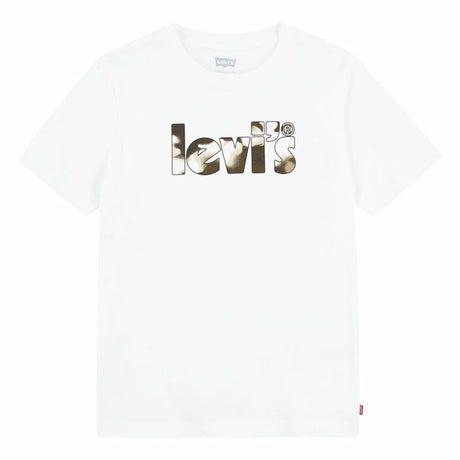 T-shirt Levi's Camo Poster Logo Bright 60732 Branco - EcoNest