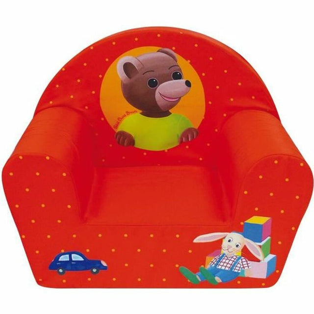 Poltrona Infantil Fun House 712583 Urso 52 x 33 x 42 cm Vermelho - EcoNest