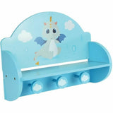 Bengaleiro de parede Fun House Azul Madeira MDF (33 x 46 x 15 cm) - EcoNest