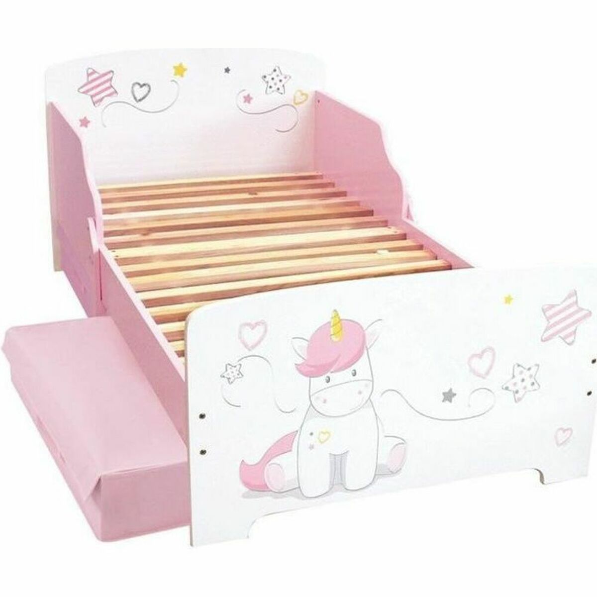 Cama Fun House UNICORN Madeira MDF 70 x 140 cm - EcoNest