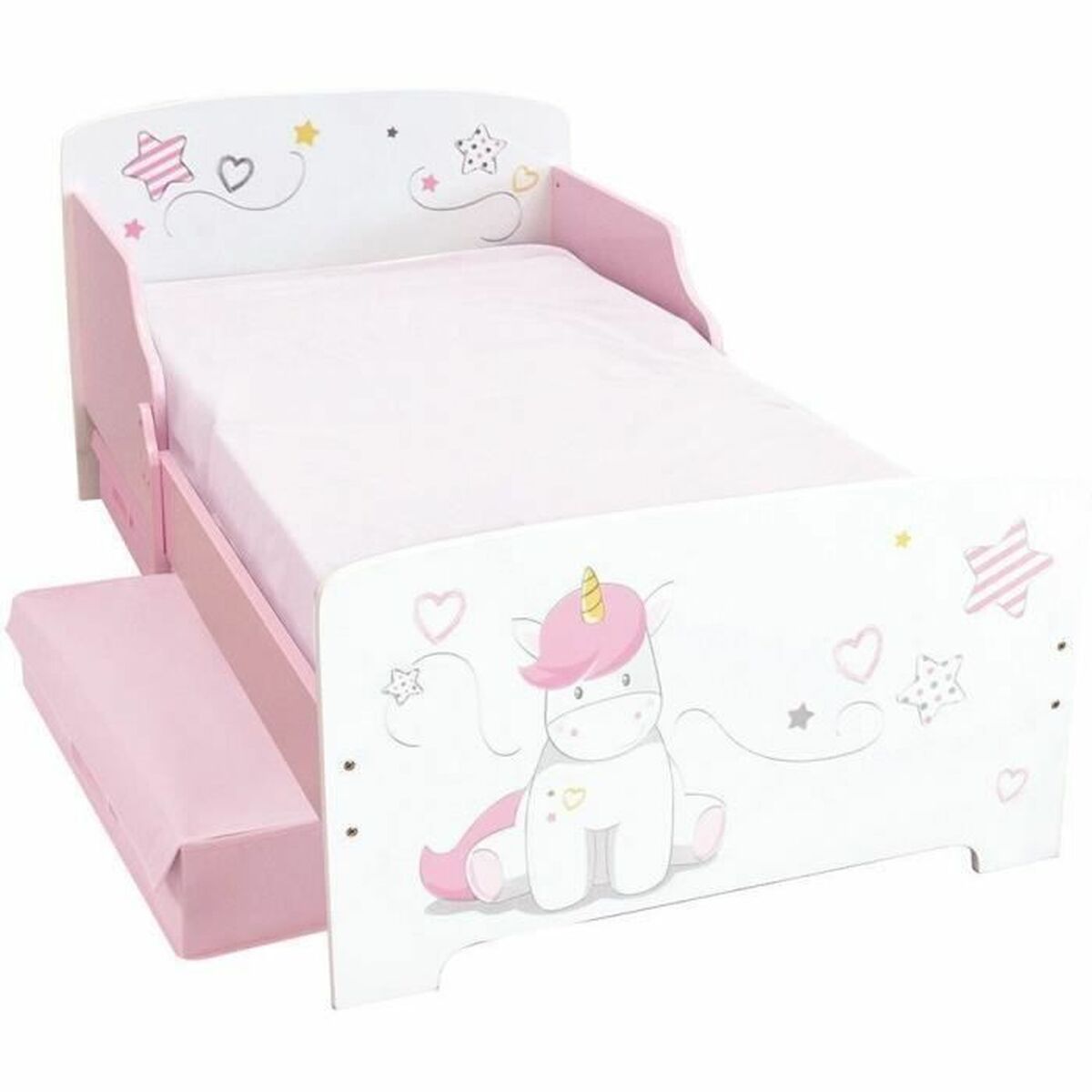 Cama Fun House UNICORN Madeira MDF 70 x 140 cm - EcoNest