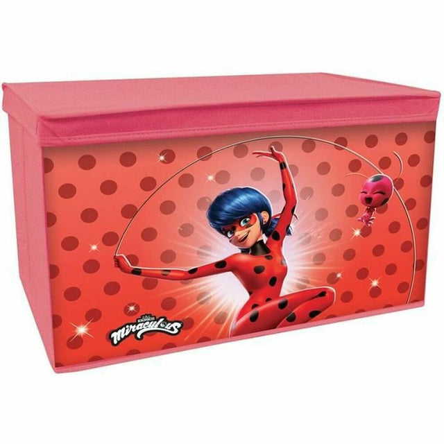 Caixa Fun House Miraculous Vermelho 55,5 x 34,5 x 34 cm - EcoNest