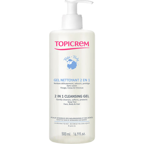 Gel de duche Topicrem Baby 2 em 1 500 ml - EcoNest