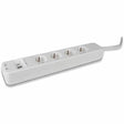 Extensão com 4 Tomadas sem Interruptor SCS SENTINEL SmartPlug 240 V - EcoNest