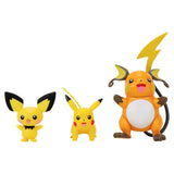 Conjunto de Figuras Pokémon Evolution Multi-Pack: Pikachu - EcoNest