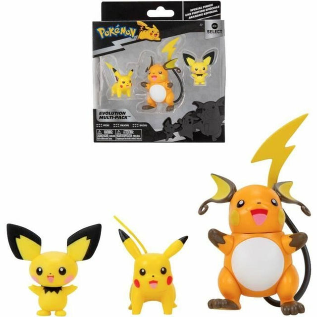 Conjunto de Figuras Pokémon Evolution Multi-Pack: Pikachu - EcoNest