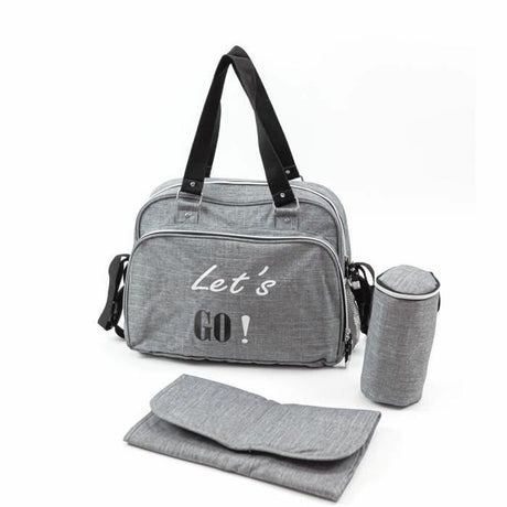 Bolsa para Troca de Fraldas Baby on Board SIMPLY Lets'Go Cinzento - EcoNest