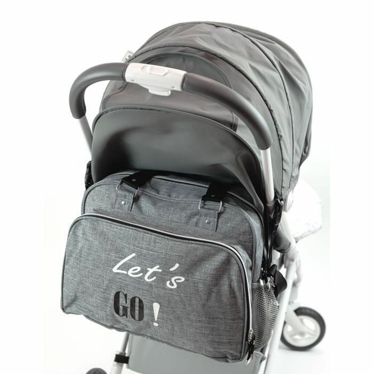 Bolsa para Troca de Fraldas Baby on Board SIMPLY Lets'Go Cinzento - EcoNest