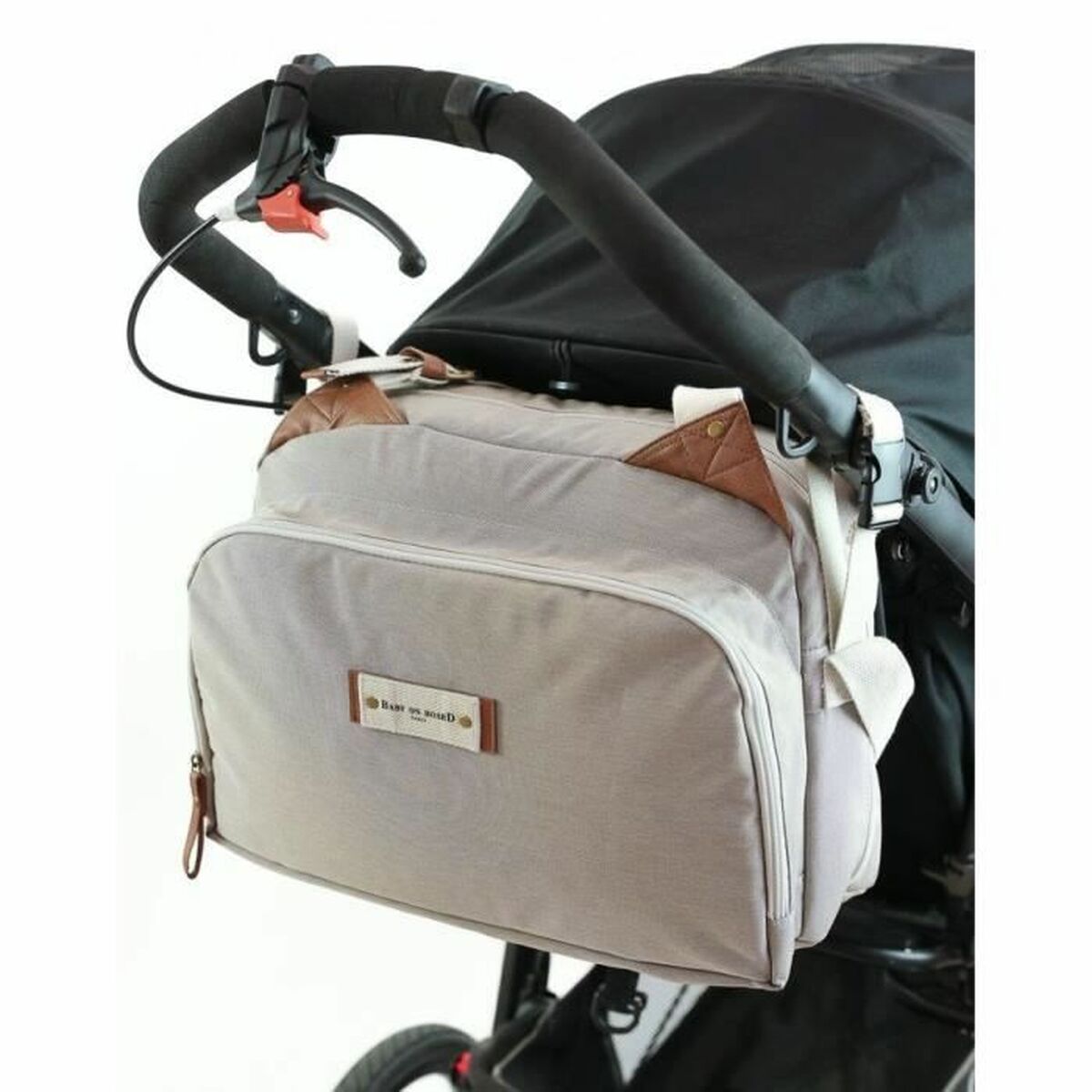 Bolsa para Troca de Fraldas Baby on Board Titou Greige - EcoNest