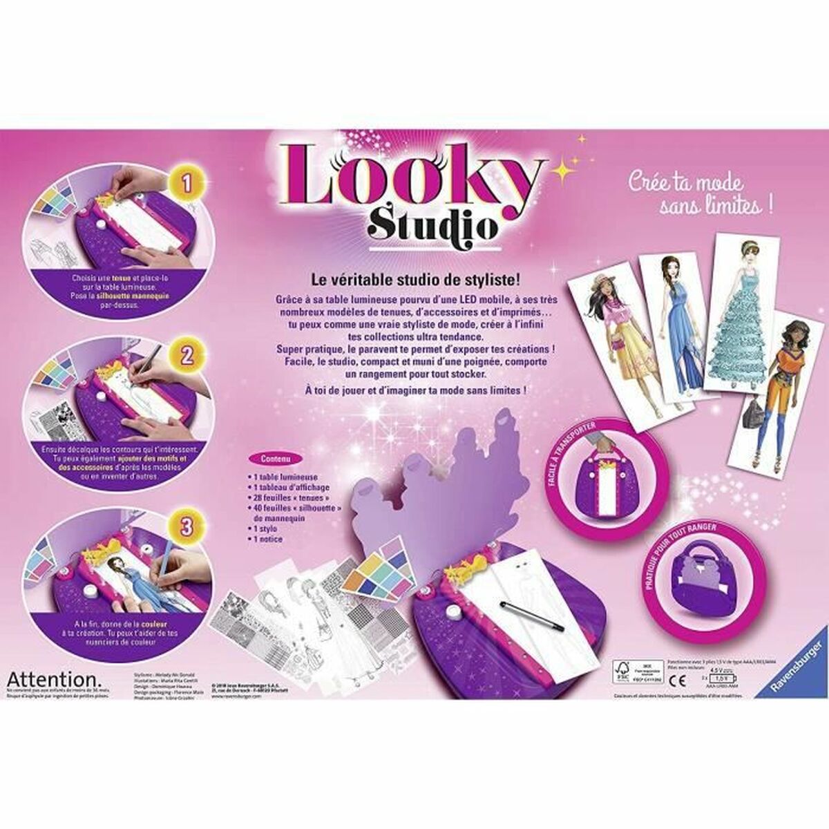 Estudio de Moda Ravensburger Looky Studio - EcoNest