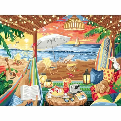 Jogo de Trabalhos Manuais Ravensburger Cozy Cabana Cartão - EcoNest