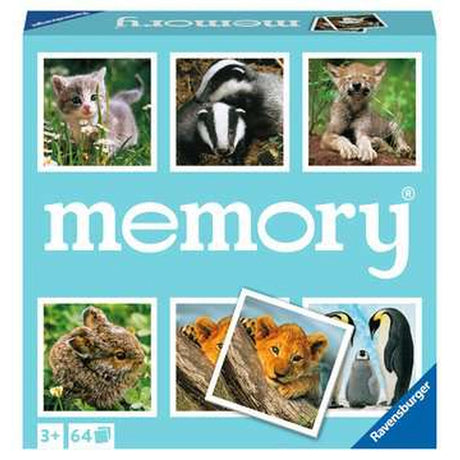 Jogo Educativo Ravensburger Grand Memory - Theme: Small animals Multicolor - EcoNest