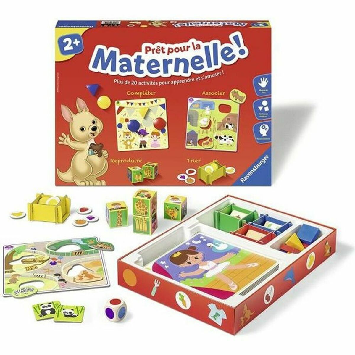 Jogo Educação Infantil Ravensburger Ready for Kindergarten! 50 cm (Francês) (FR) - EcoNest