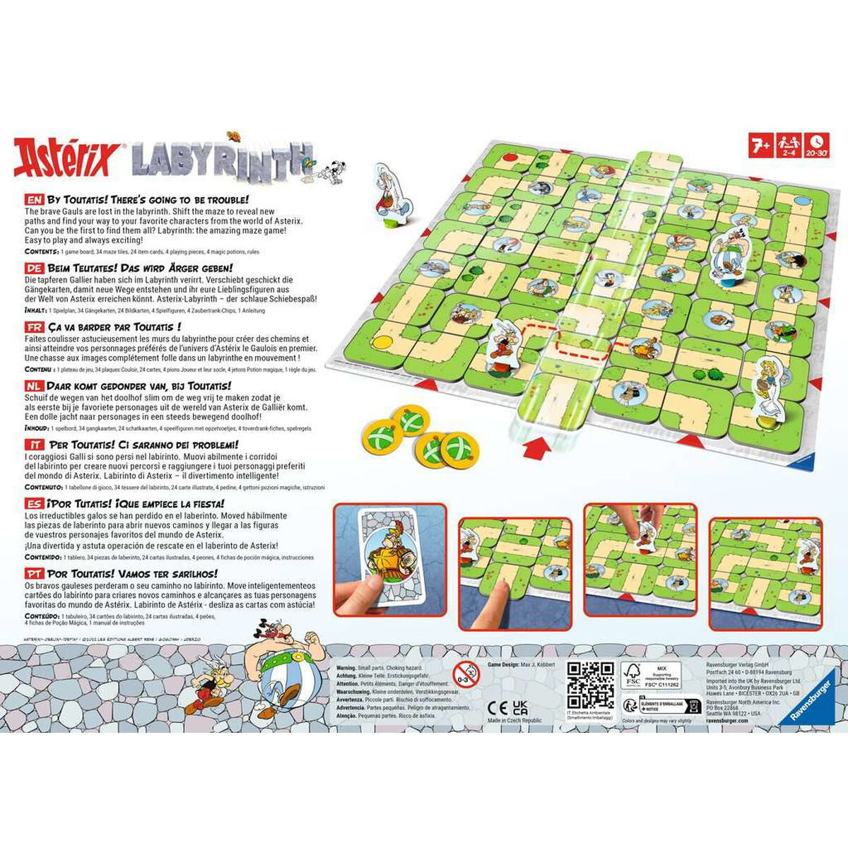 Jogo de Mesa Ravensburger Labyrinth Asterix (FR) Multicolor - EcoNest