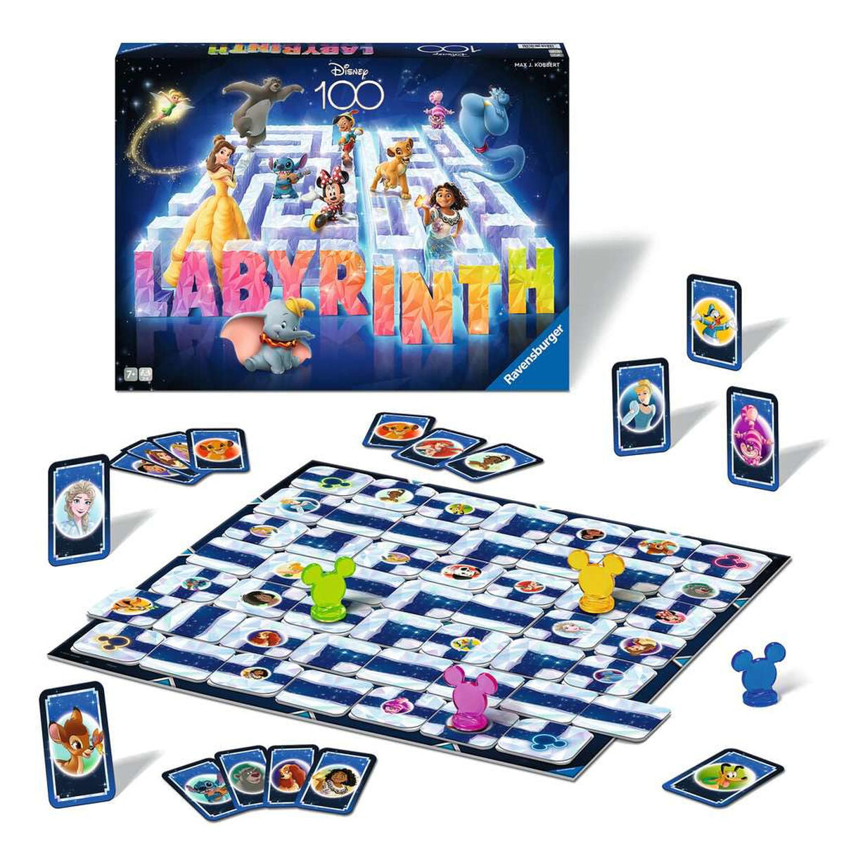 Jogo de Mesa Ravensburger Labyrinth Disney 100th birthday (FR) Multicolor - EcoNest