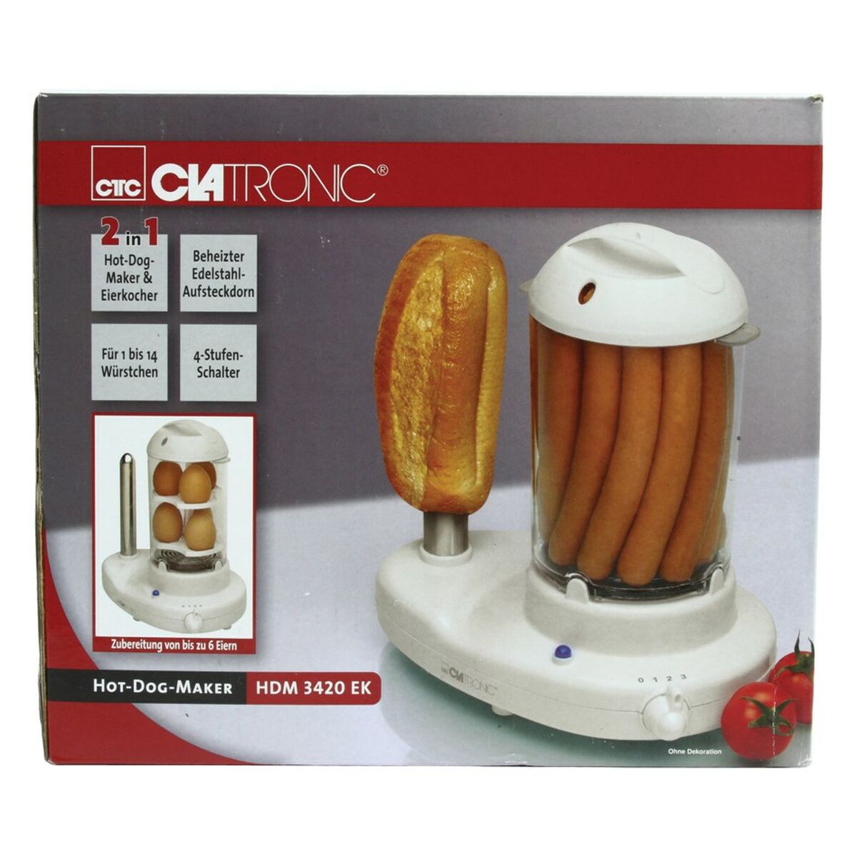 Máquina de Cachorros-Quentes Clatronic HA-HOTDOG-13 - EcoNest