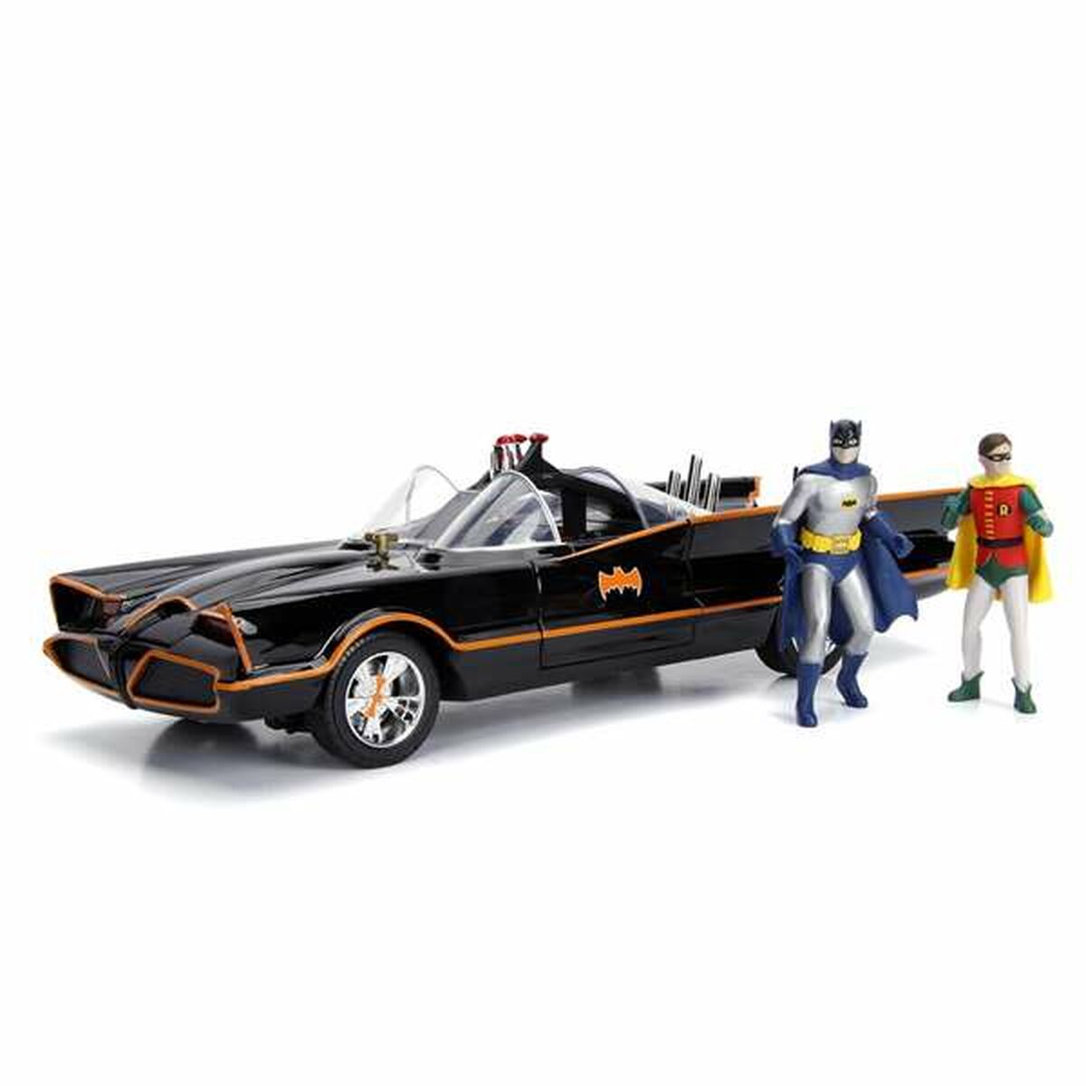 Playset Batman Batmóvil 1966 Classic 3 Peças Leve 17 cm - EcoNest