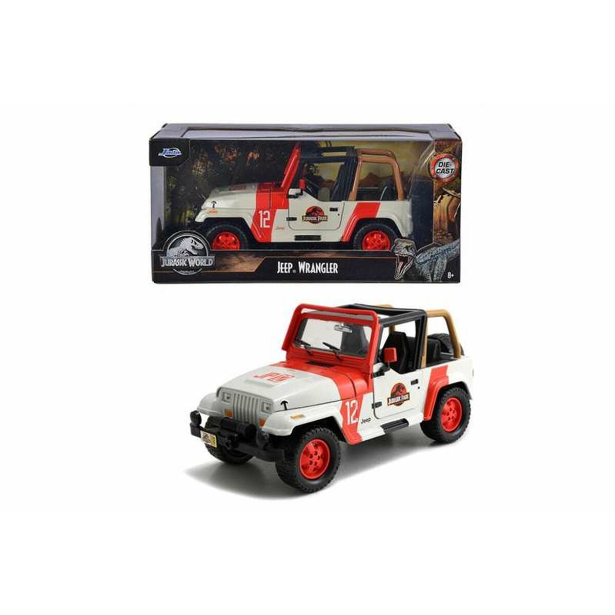 Carro Jurassic Park Jeep Wrangler 19 cm - EcoNest