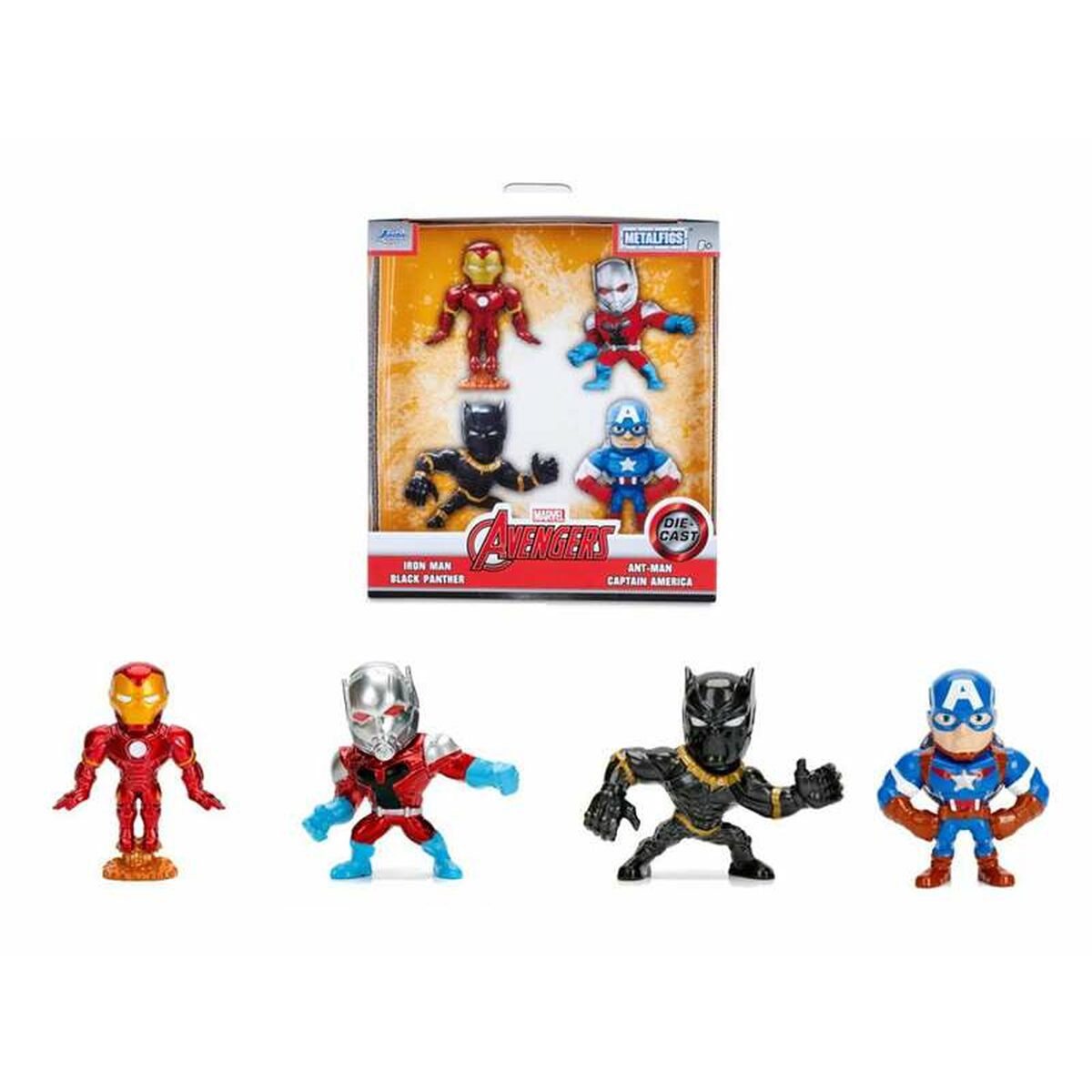 Conjunto de Figuras The Avengers 7 cm 4 Peças - EcoNest