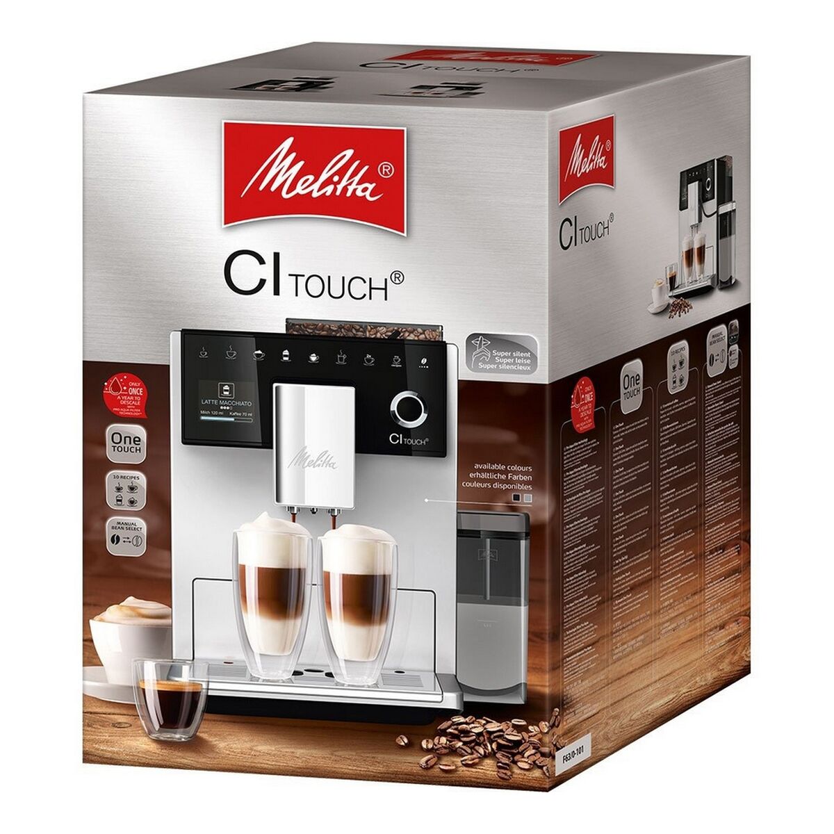 Cafeteira Superautomática Melitta CI Touch 1400W Prateado 1400 W 15 bar 1,8 L - EcoNest