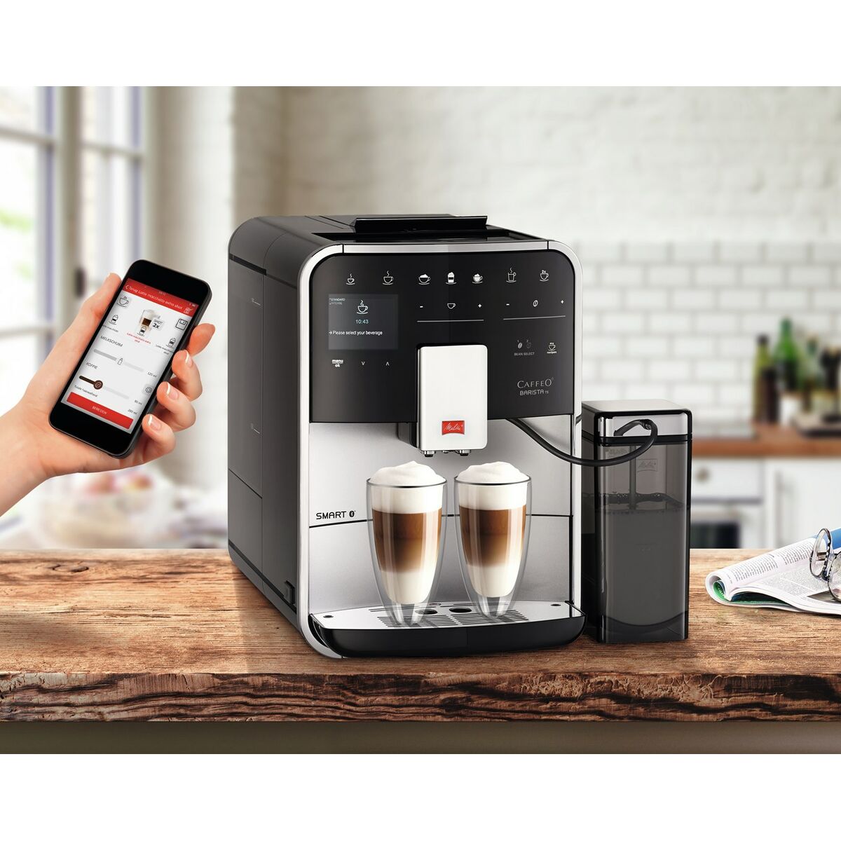 Cafeteira Superautomática Melitta Barista Smart TS Preto Prateado 1450 W 15 bar 1,8 L - EcoNest