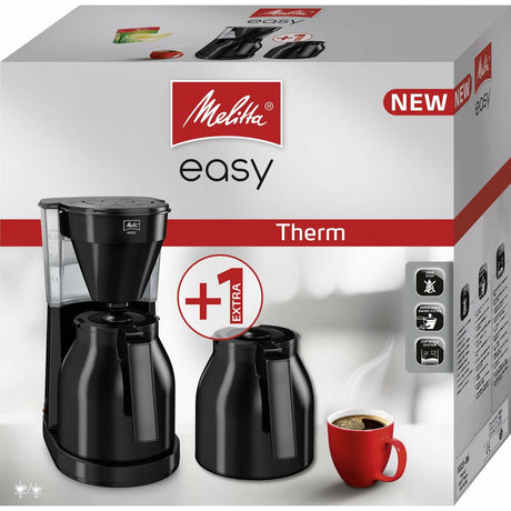 Máquina de Café de Filtro Melitta Easy Therm II Preto 1050 W 1 L - EcoNest