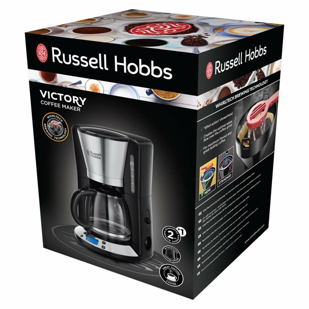 Máquina de Café de Filtro Russell Hobbs 248241000 1,25 L Cinzento 1100 W 1,25 L - EcoNest