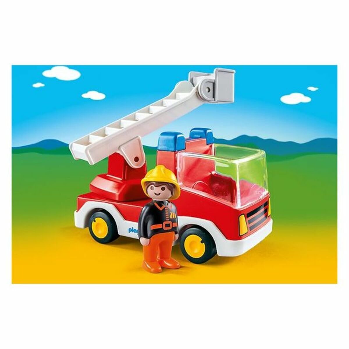 Playset 1.2.3 Fire Truck Playmobil 6967 - EcoNest