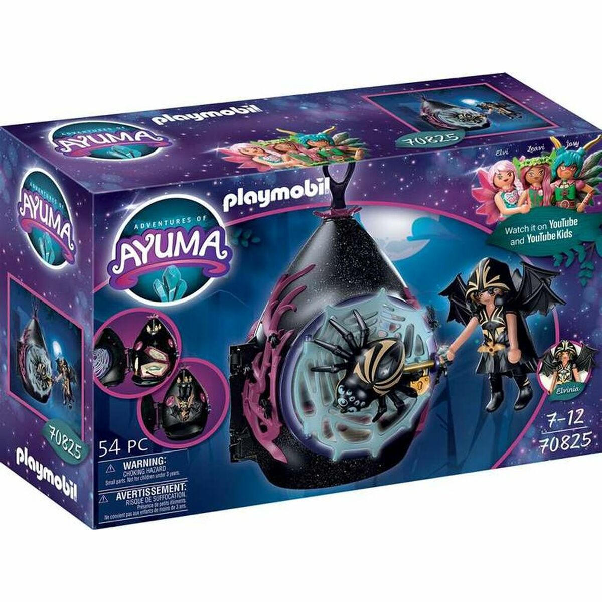 Playset Playmobil Adventures of Ayuma Bat Fairies 70825 (54 pcs) - EcoNest