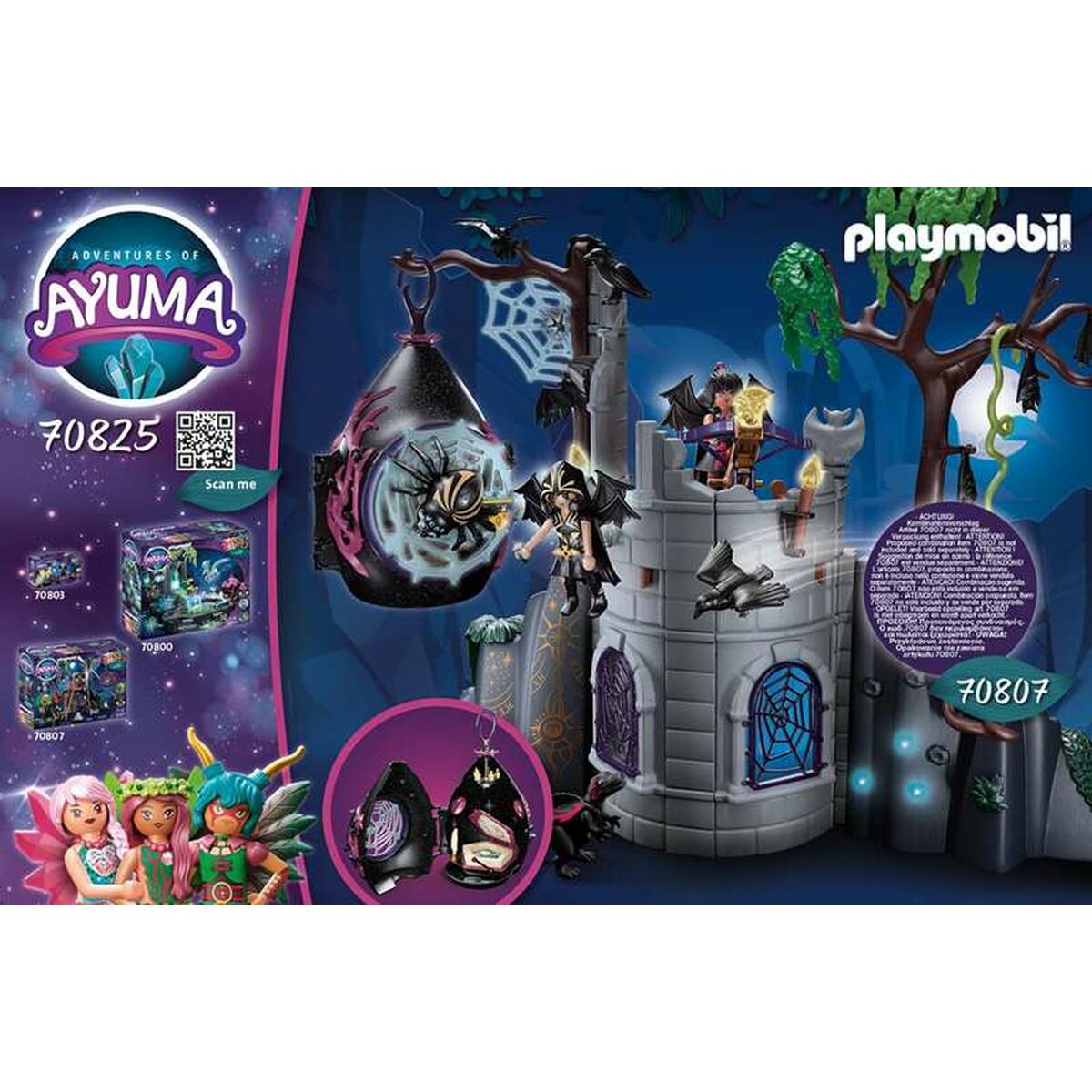 Playset Playmobil Adventures of Ayuma Bat Fairies 70825 (54 pcs) - EcoNest