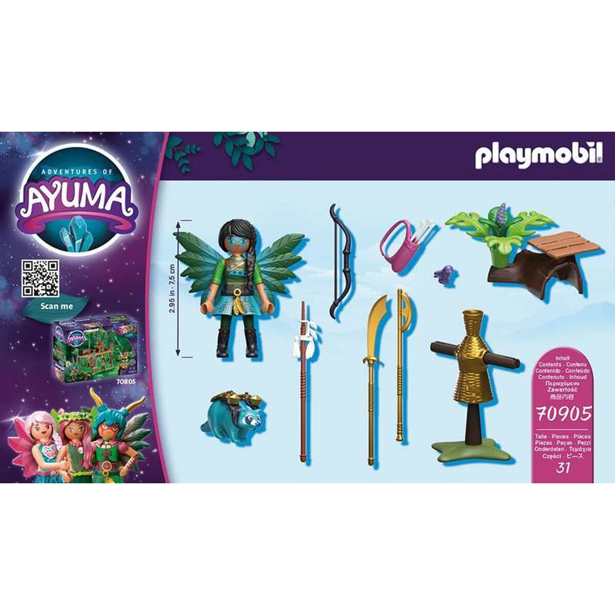 Playset Playmobil Adentures of Ayuma Starter Pack Knight Fairy 70905 - EcoNest