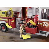 Playset de Veículos Playmobil Fire Truck with Ladder 70935 113 Peças - EcoNest