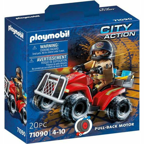 Playset Playmobil City Action Firefighters - Speed Quad 71090 - EcoNest