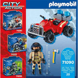 Playset Playmobil City Action Firefighters - Speed Quad 71090 - EcoNest