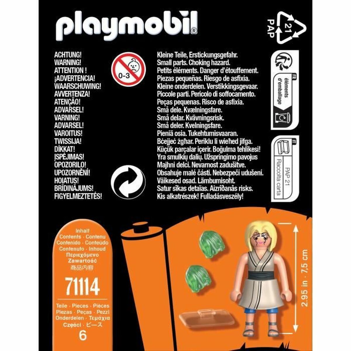 Playset Playmobil Natuto Shippuden: Tsunade 71114 6 Peças - EcoNest