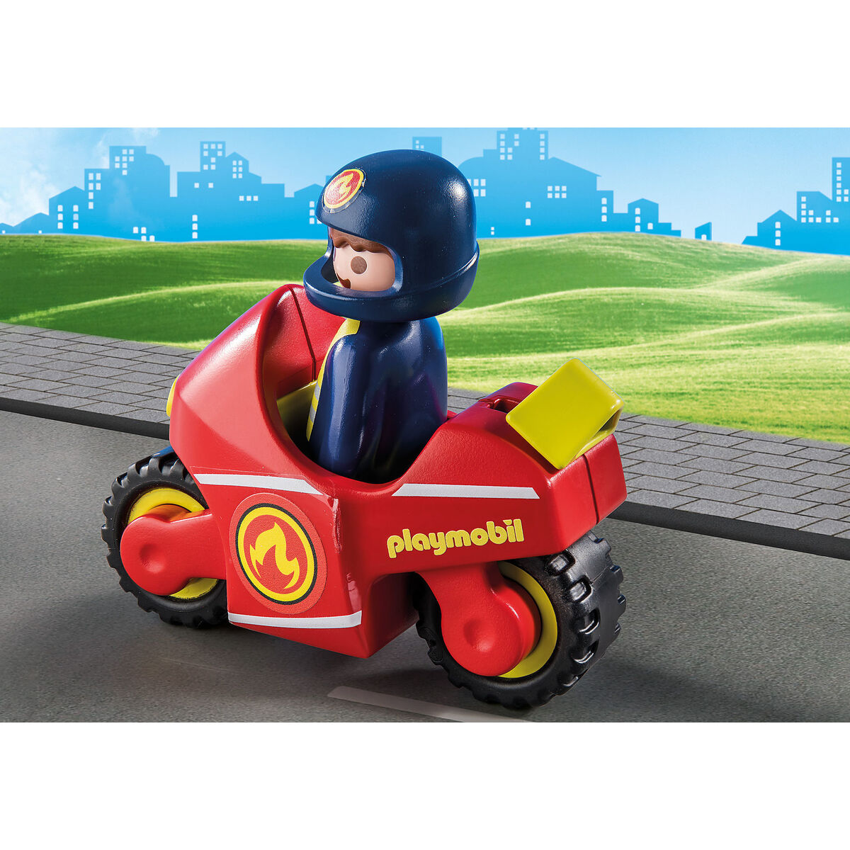 Playset Playmobil 71156 1.2.3 Day to Day Heroes 8 Peças - EcoNest