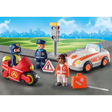 Playset Playmobil 71156 1.2.3 Day to Day Heroes 8 Peças - EcoNest