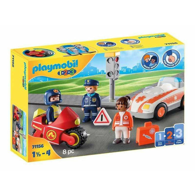 Playset Playmobil 71156 1.2.3 Day to Day Heroes 8 Peças - EcoNest